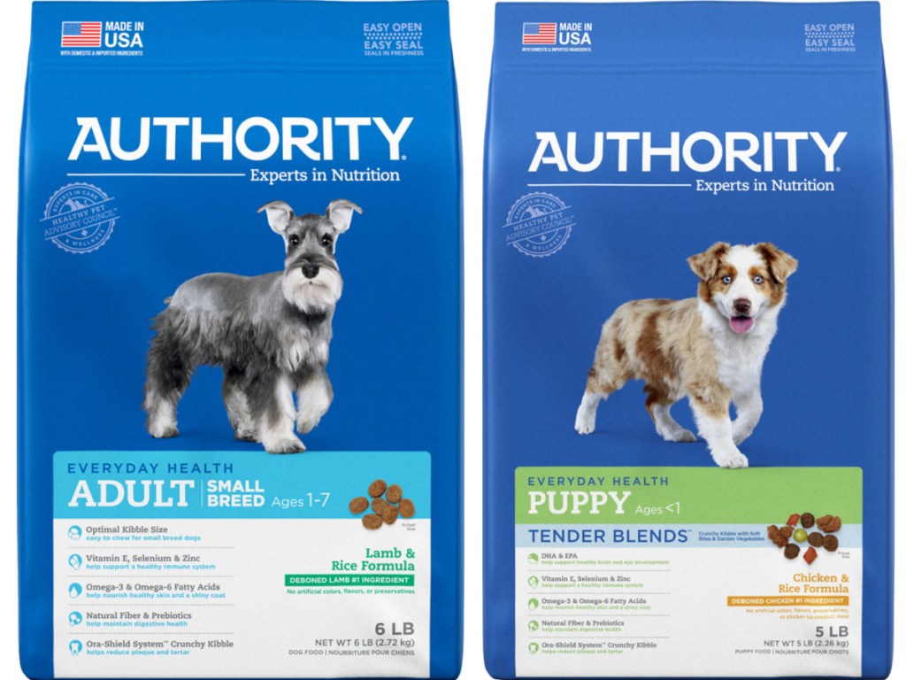 authority dog food