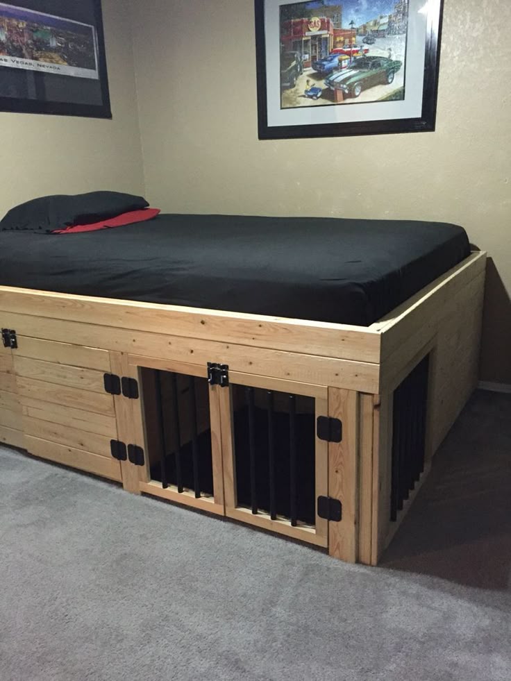 dog cage bed