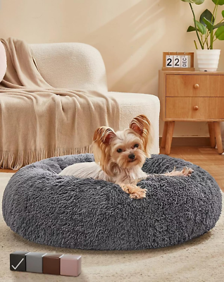 donut dog bed
