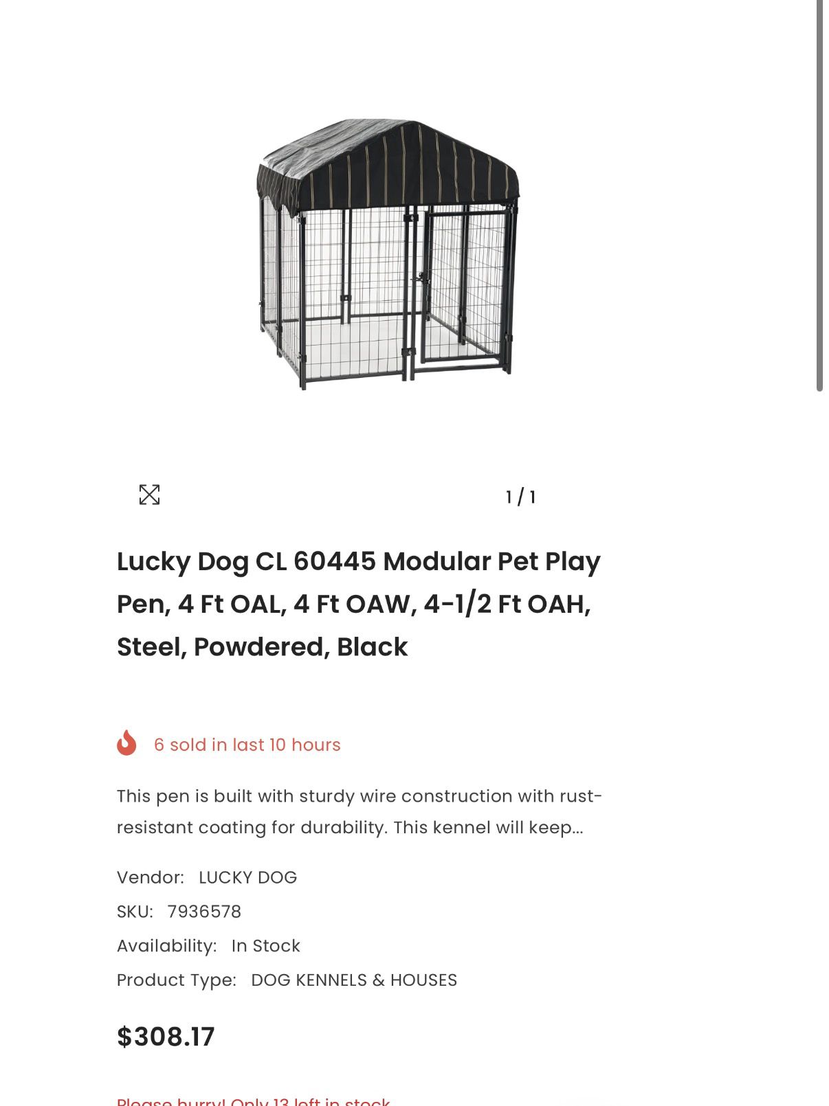 lucky dog kennel